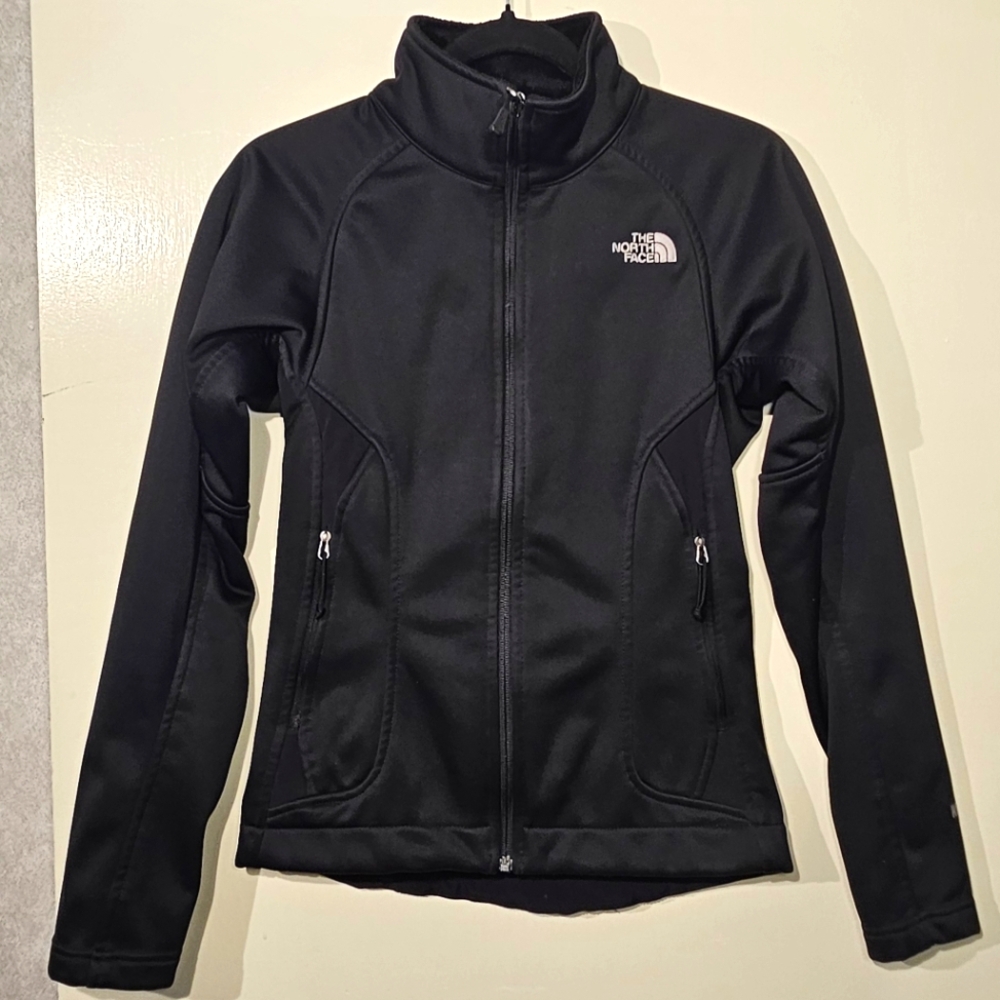 The North Face Women’s Windstopper Jacket Black Full Zip Fleece Lined - XS